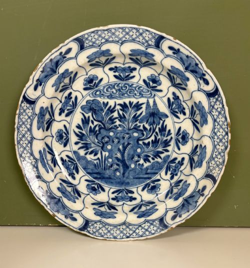 18TH C DELFT DISH
