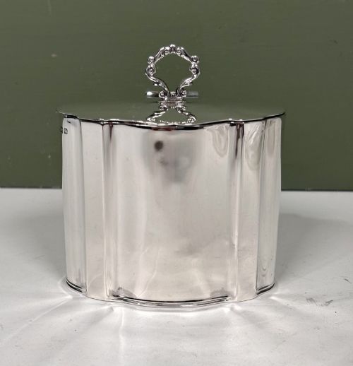 Solid Silver Caddy 1913