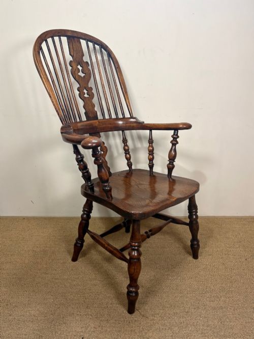 19th C Oak & Elm Windsor Chair