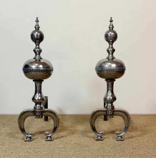 Pair of Steel Fire Dogs