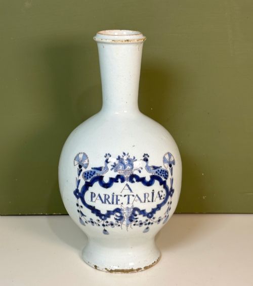 18th C Delft Apothecary Bottle