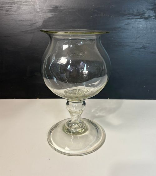 18th C Glass Leech Jar