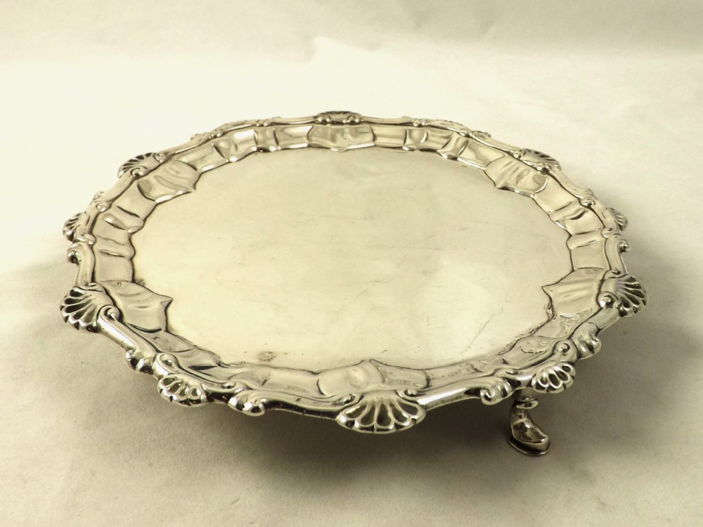 GEORGE III SILVER SALVER