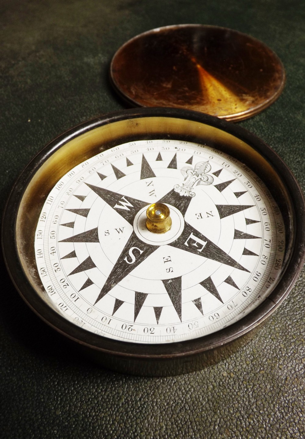 19TH C TRAVEL COMPASS