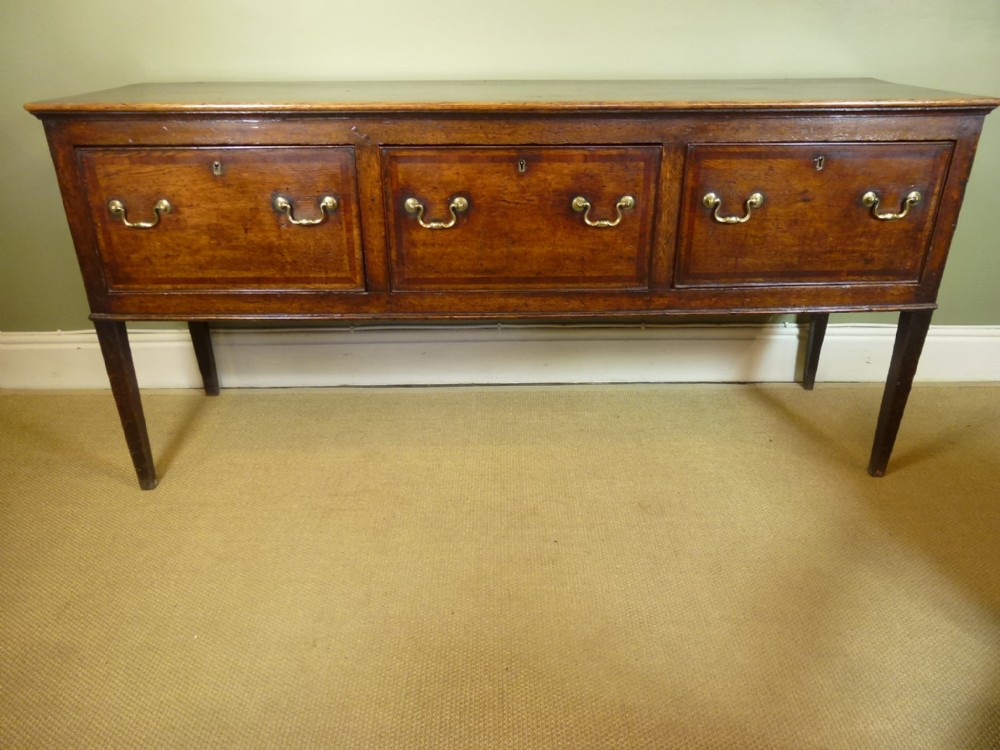 George III oak Dresser
