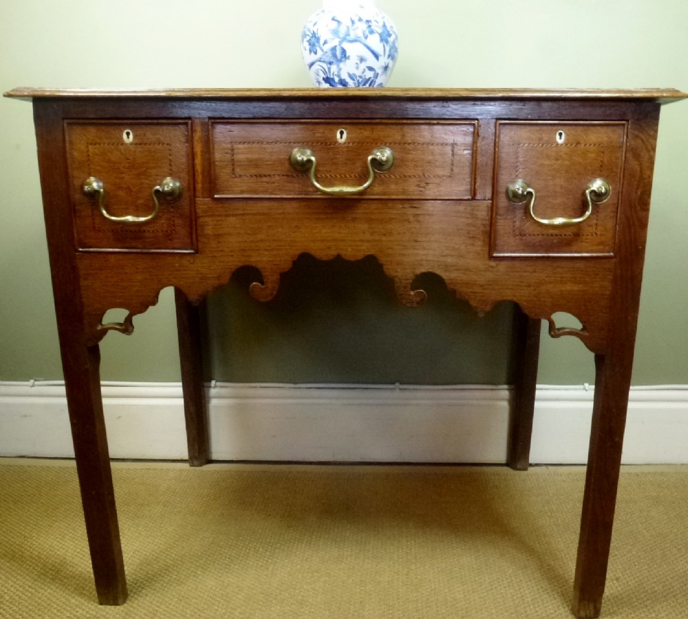 George III Oak Low Boy
