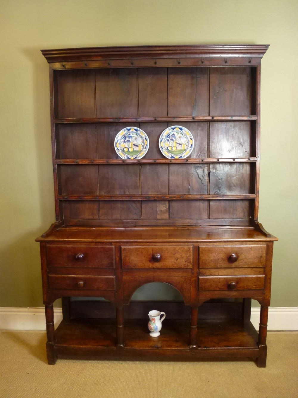 18TH C POT BOARD DRESSER