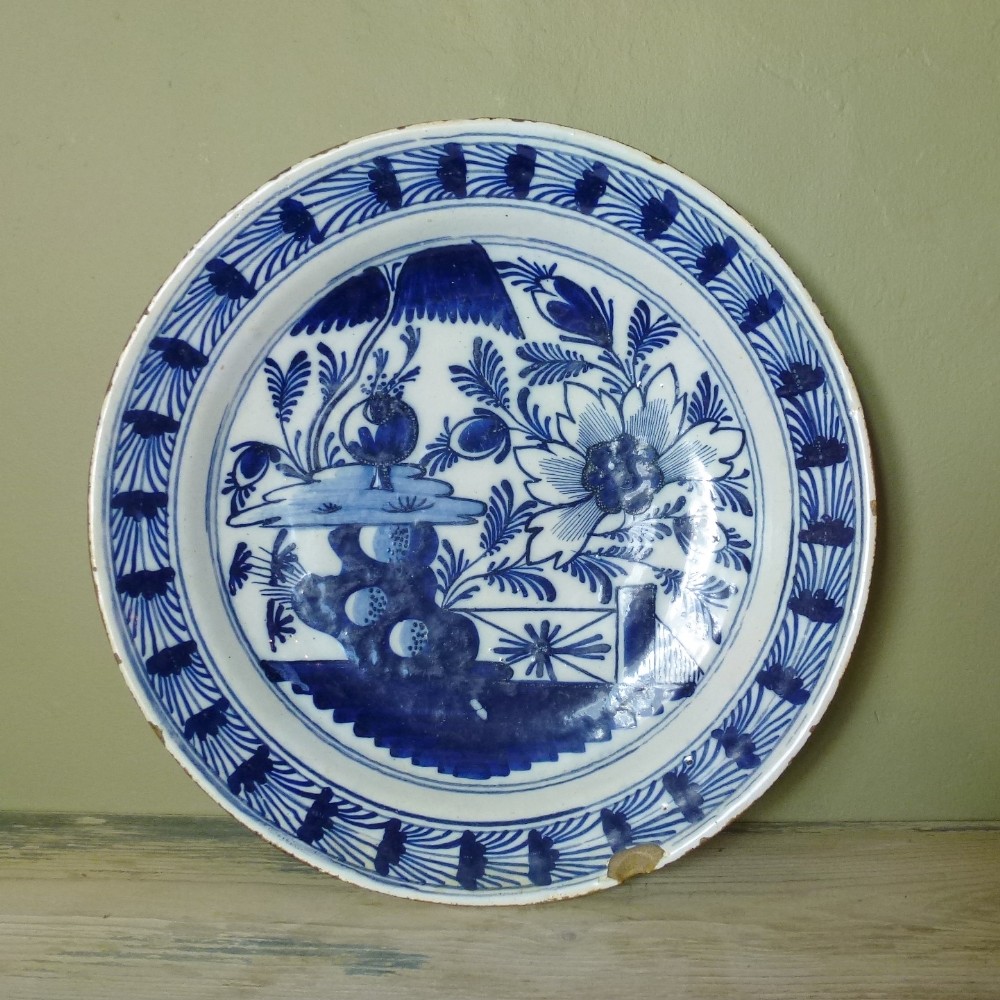 Late 18th/Early 19th C Delft charger