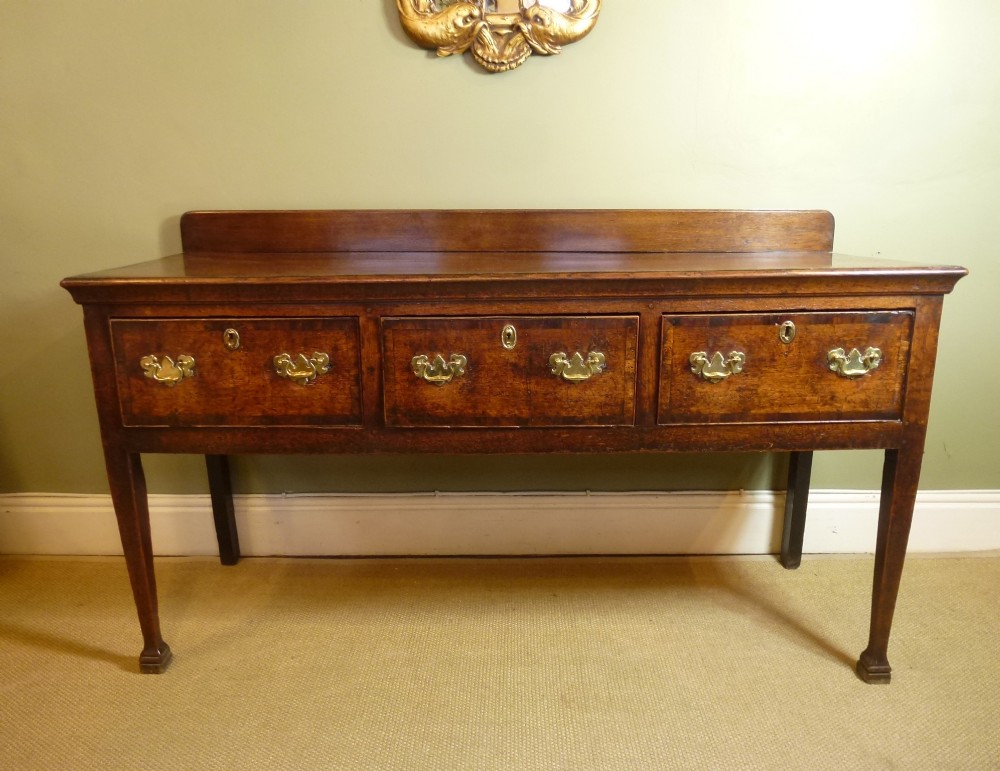 18th C Oak Dresser