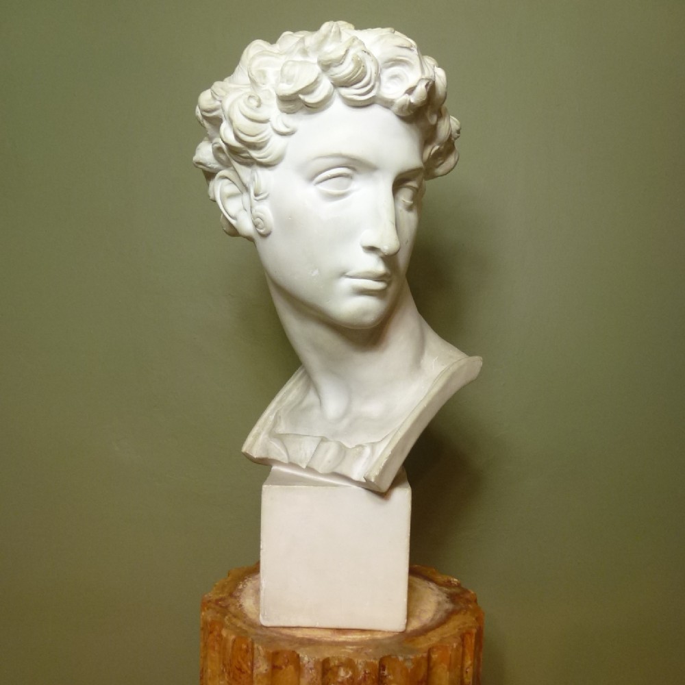 PLASTER BUST OF DAVID