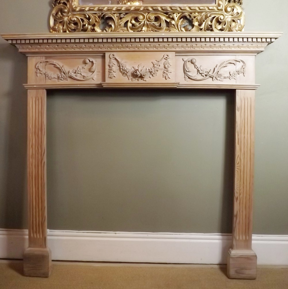 PINE FIRE SURROUND C 1900