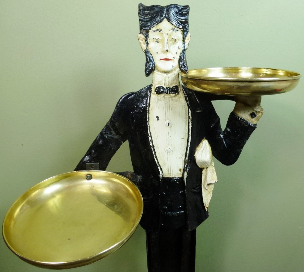 Edwardian cast-iron butler