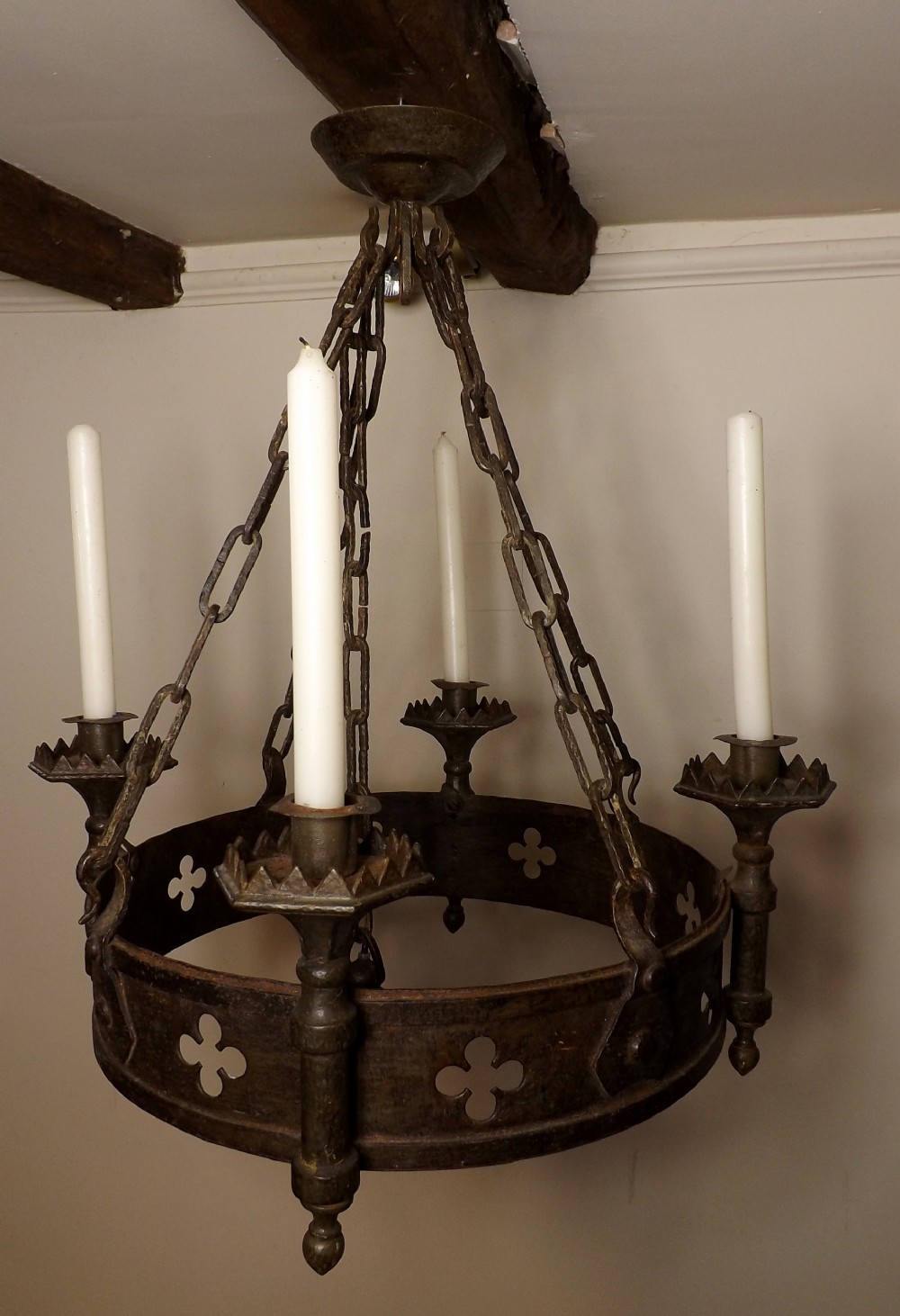 Wrought iron centre light
