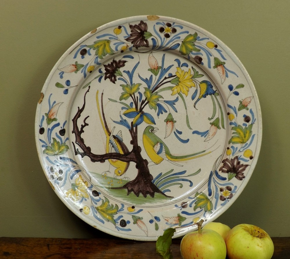 18TH C DELFT PLATE