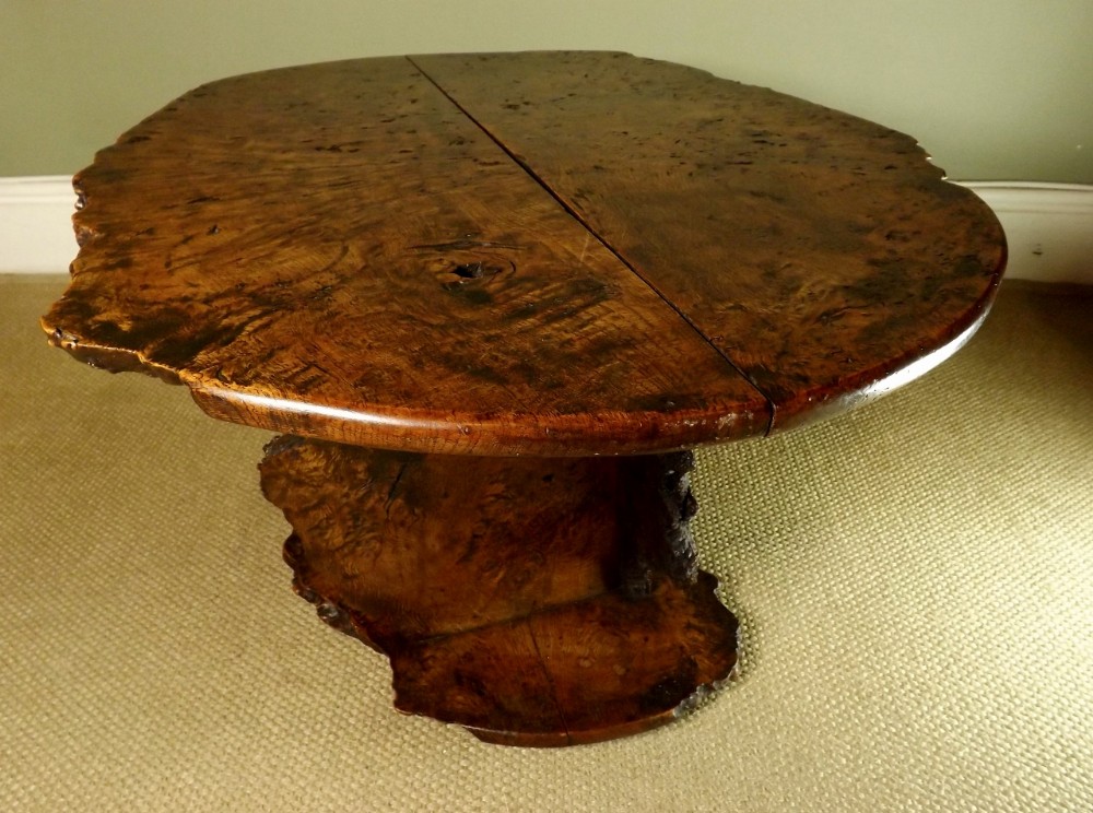 BURR ELM COFFEE TABLE