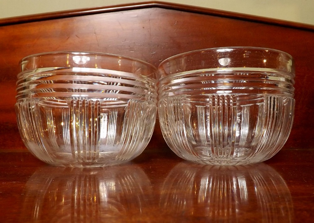 Pair of Regency finger bowls