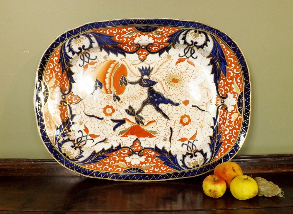 19th C meat plate