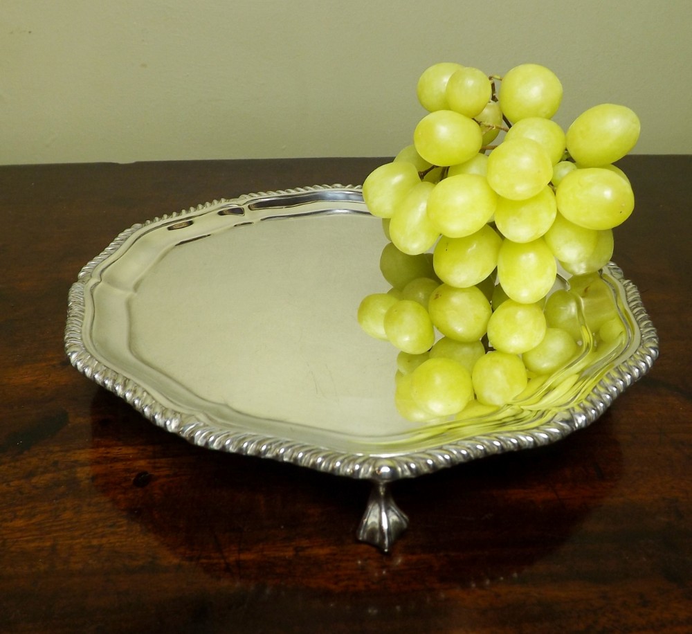 Antique Silver Salver London 1893