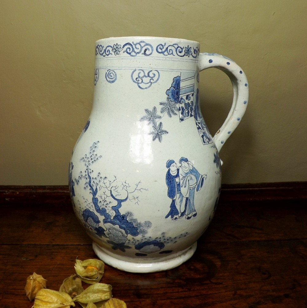 18TH C DELFT TANKARD