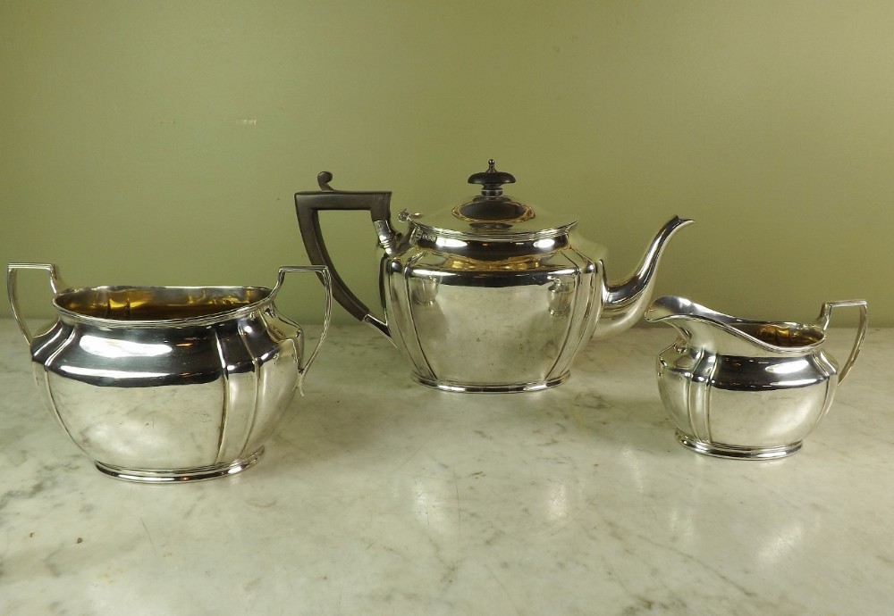 ANTIQUE SILVER TEA SET 1920