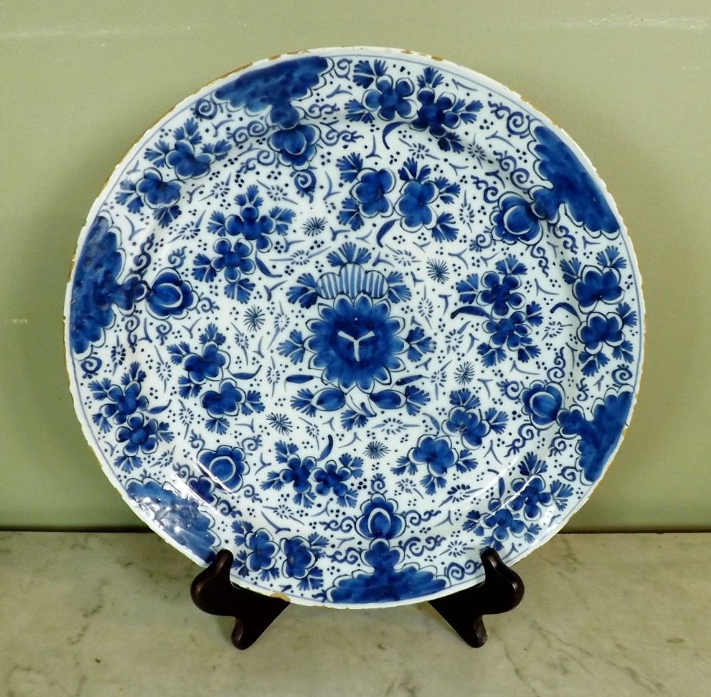 18th C Delft charger