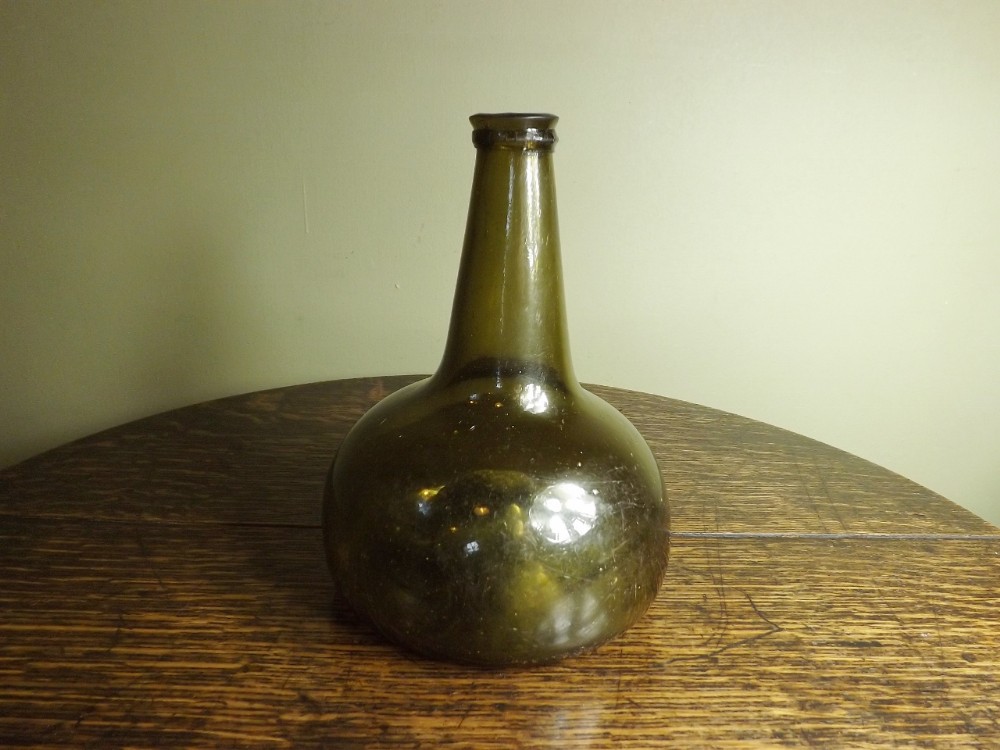 18TH C WINE BOTTLE