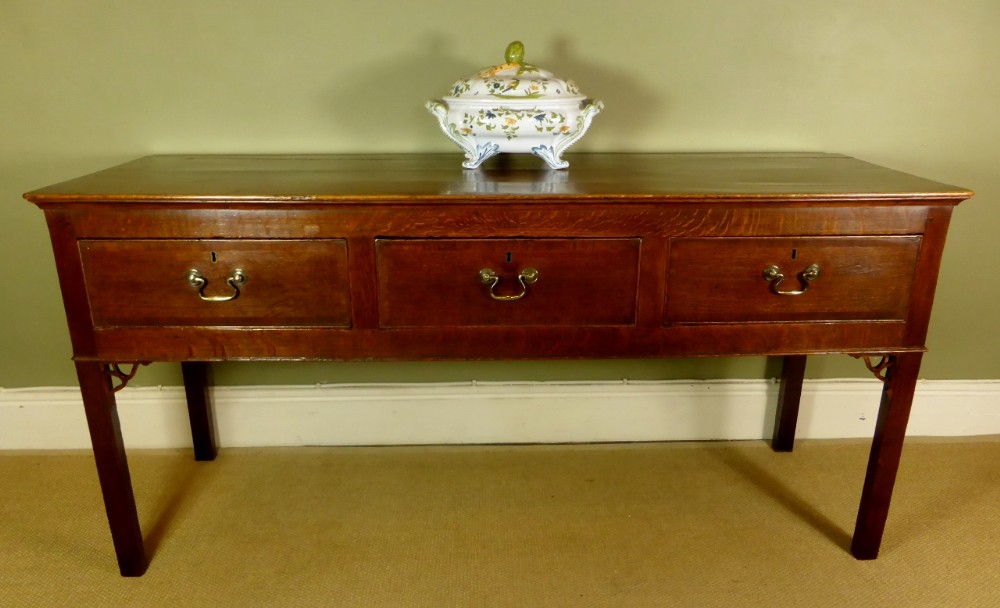 George III oak dresser