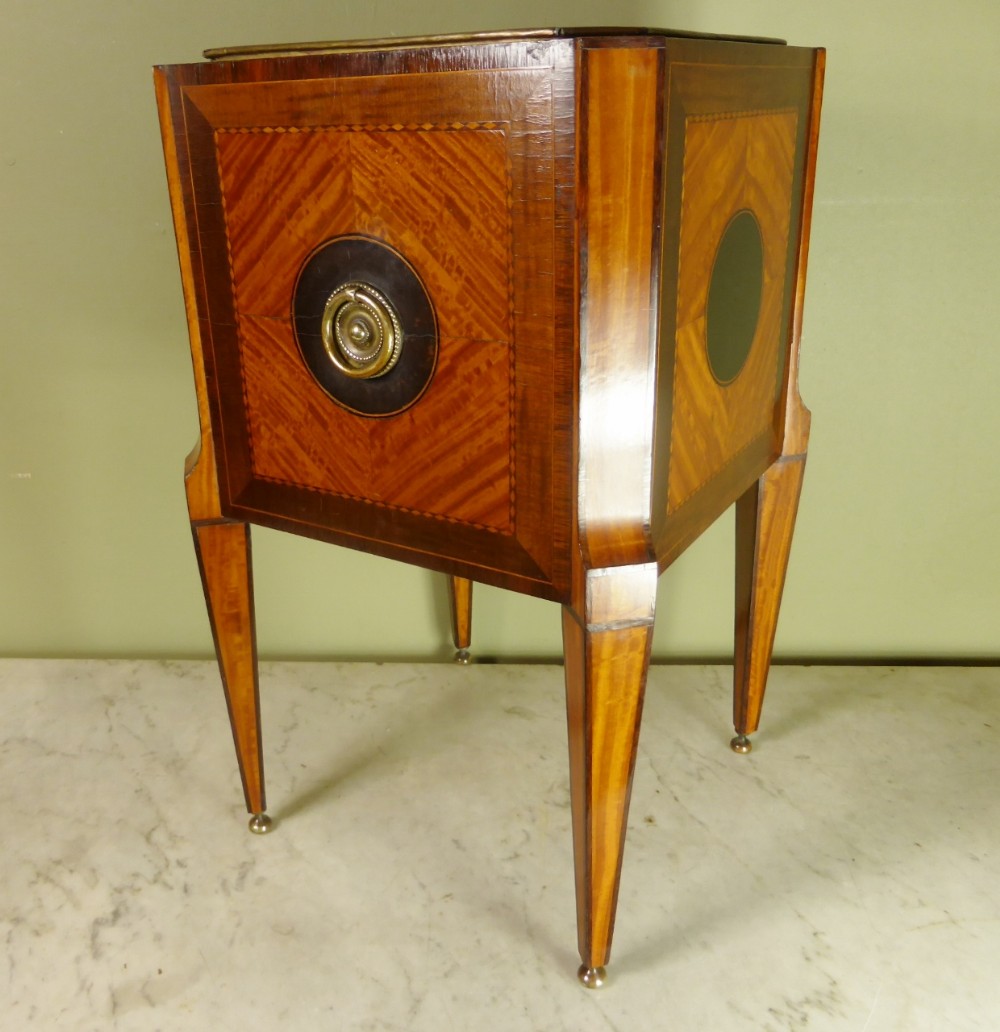 19th Century Satinwood Wine Cooler or Jardiniere.