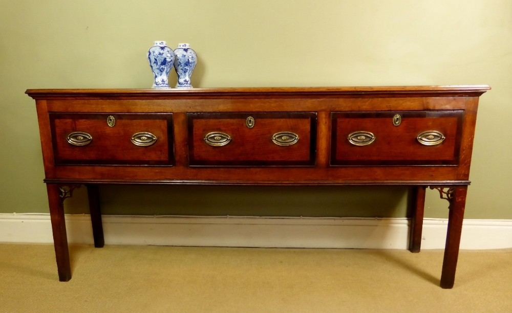 George III oak dresser