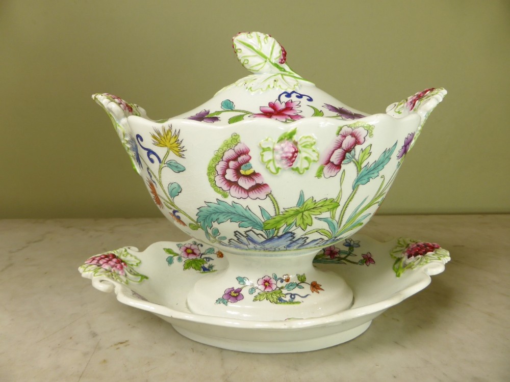 EARLY 19TH C SAUCE BOAT
