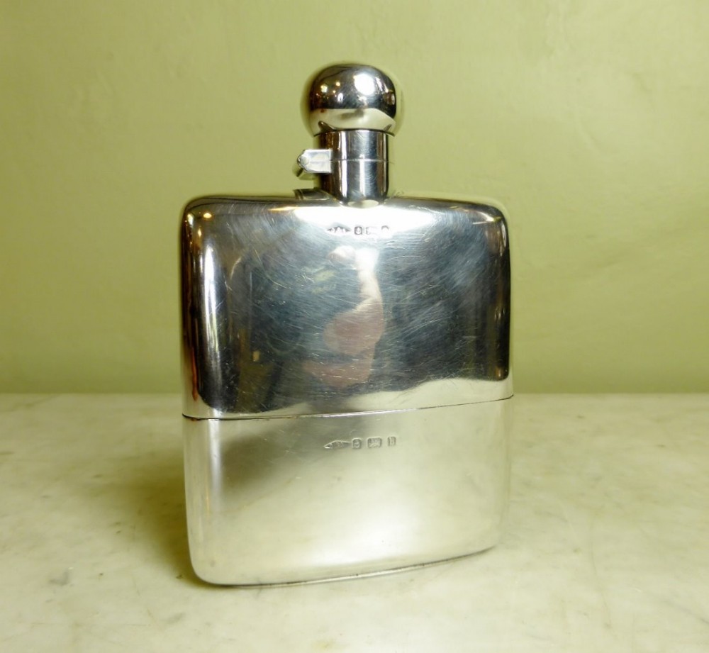 SILVER HIP FLASK