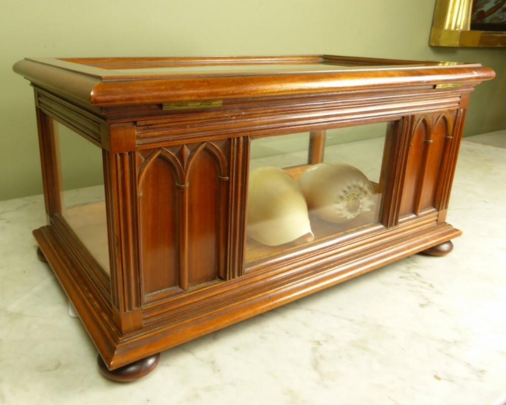 19TH C TABLE TOP DISPLAY CABINET