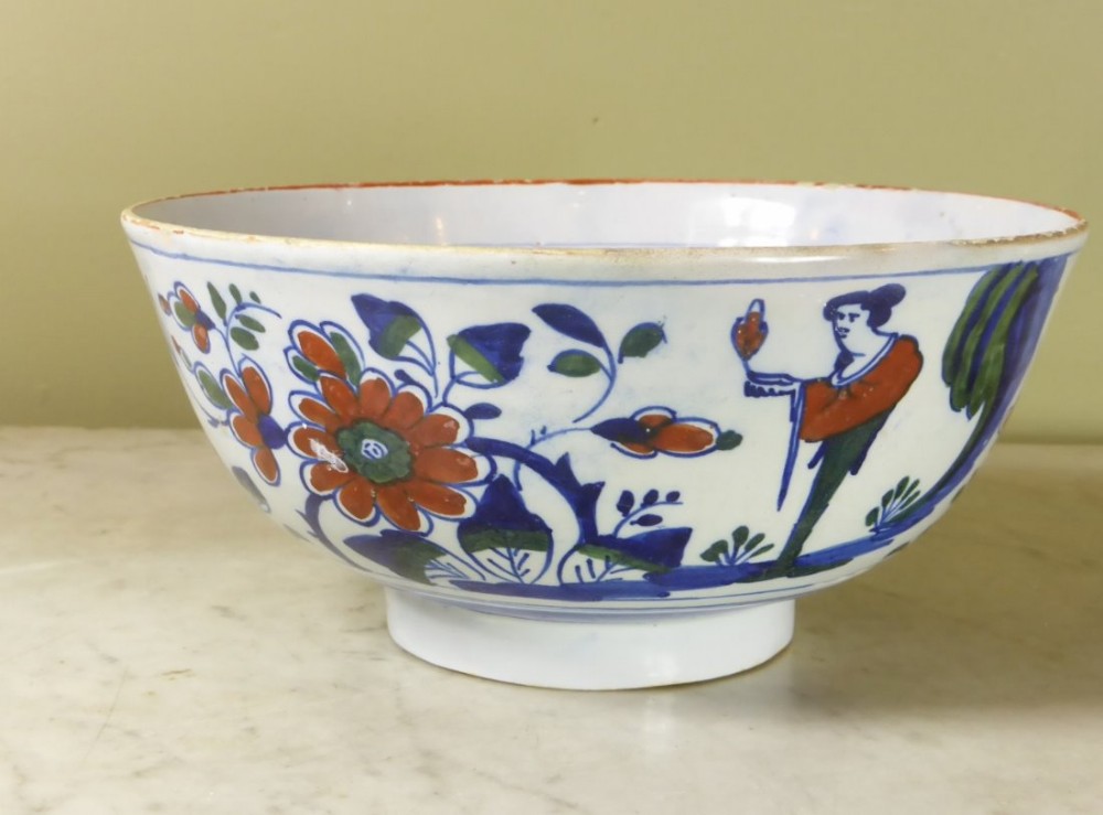 18TH C DELFT BOWL