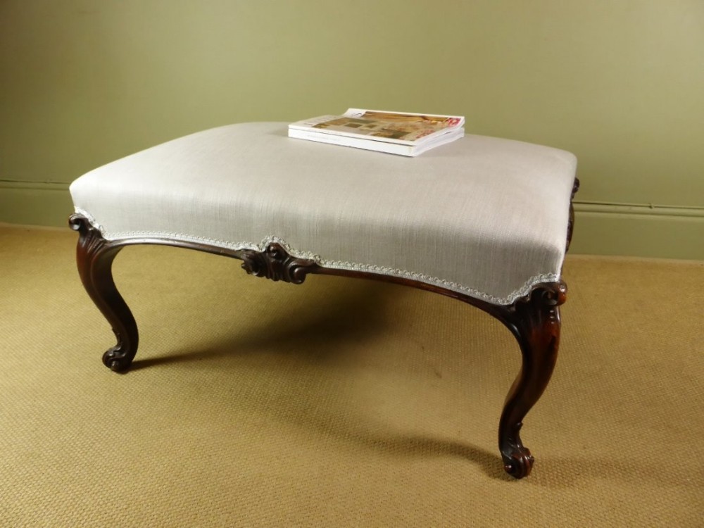 LARGE 19TH C CENTRE STOOL