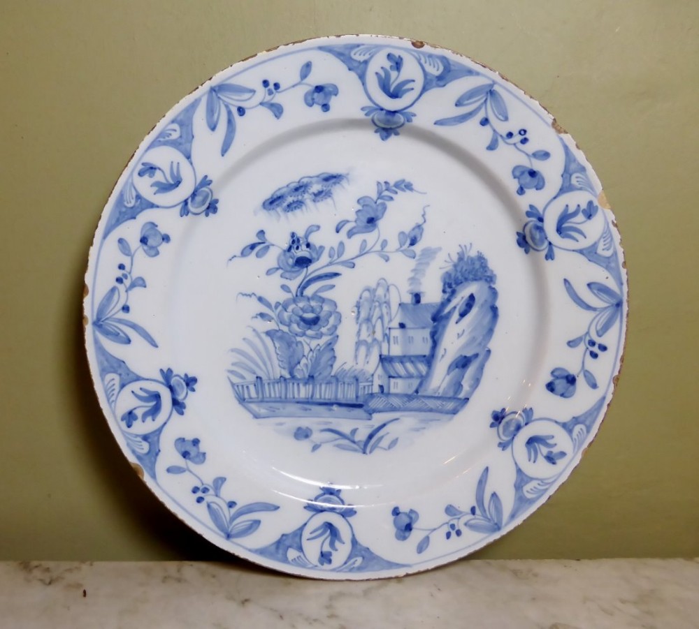 18TH C DELFT CHARGER