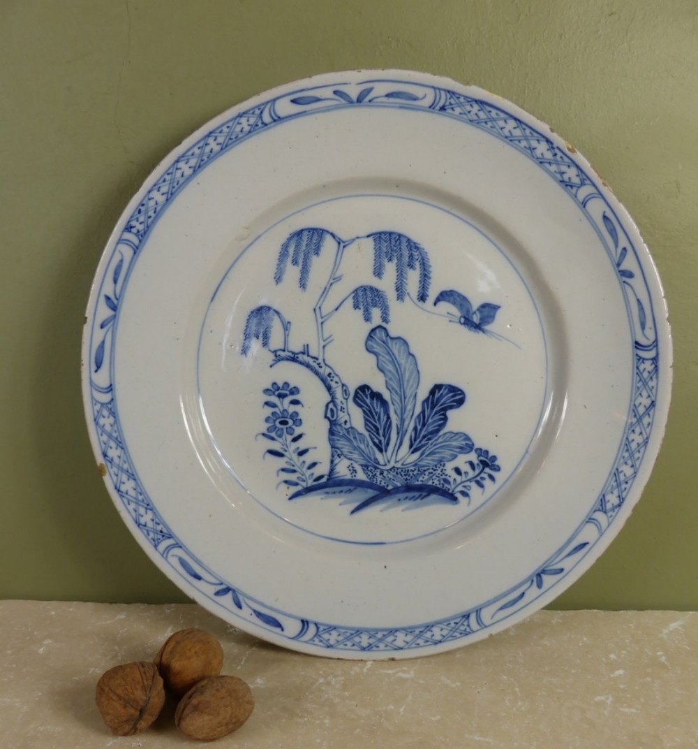 18TH C DELFT CHARGER