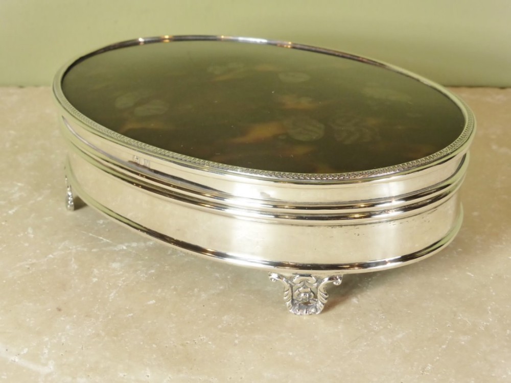 SILVER & TORTOISE SHELL BOX