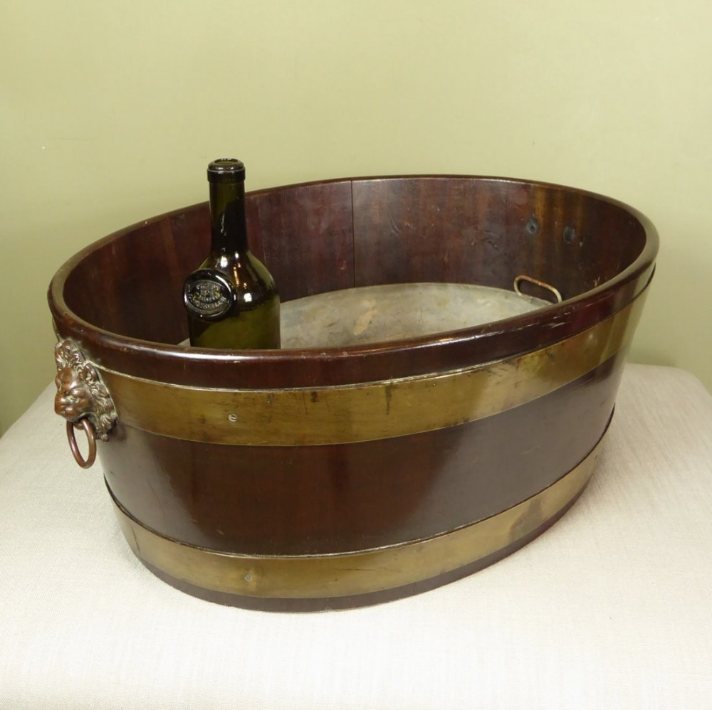 GEORGIAN MAHOGANY WINE COOLER