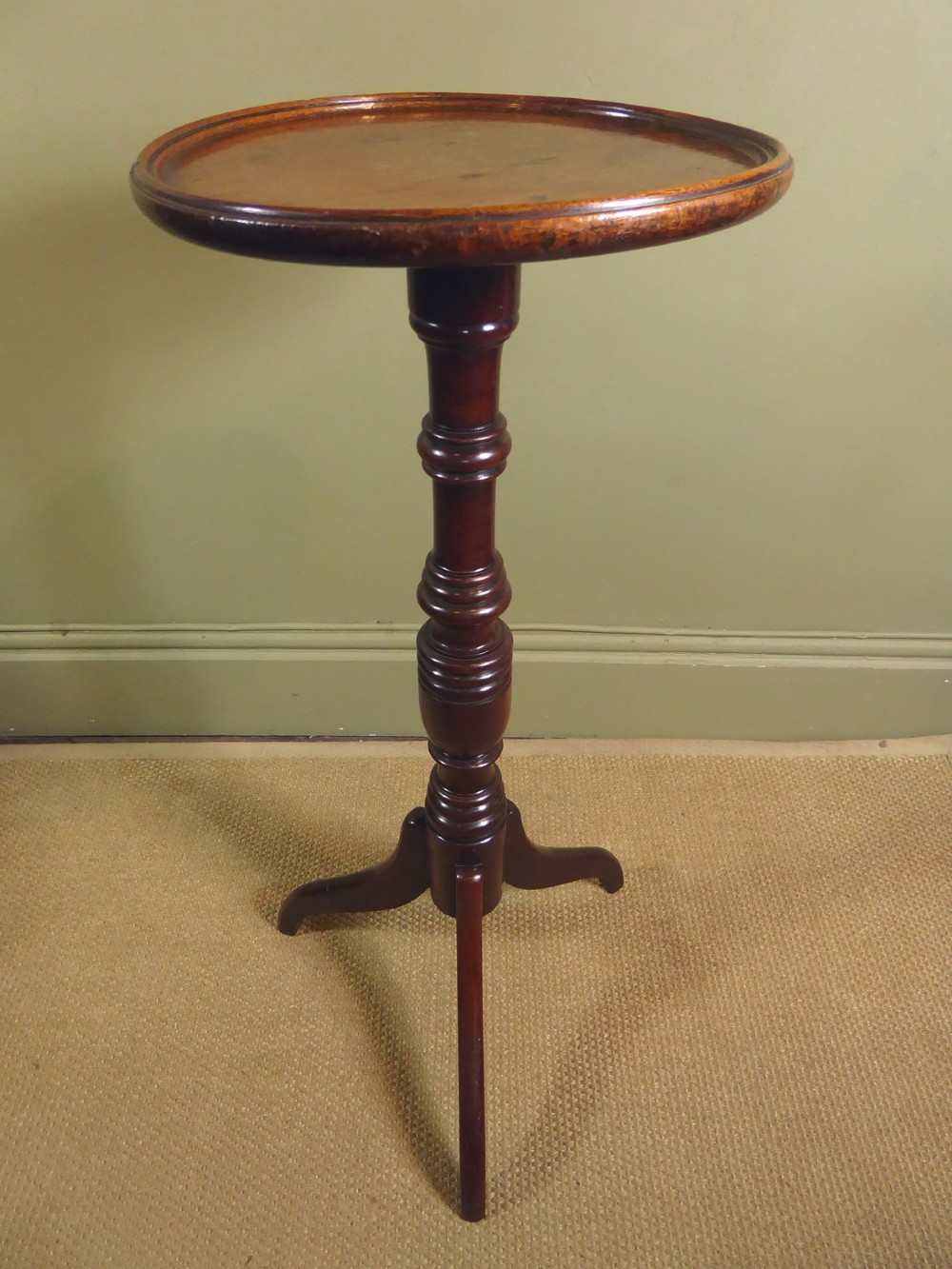 Early 19th C Mahogany Kettle Stand