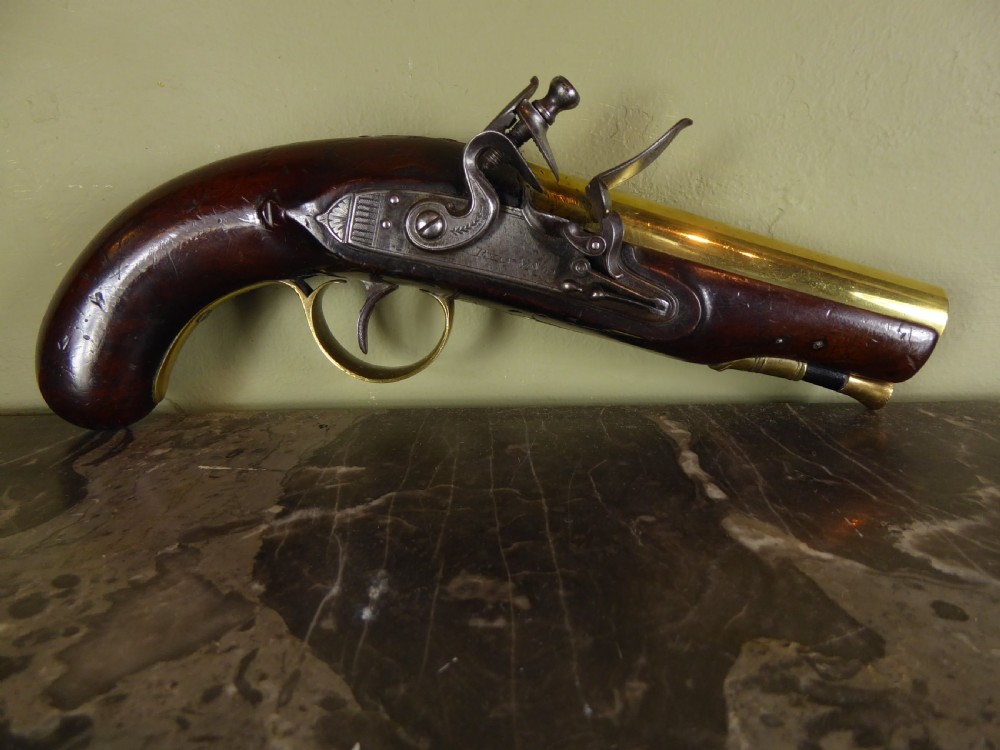 18TH C FLINTLOCK PISTOL 