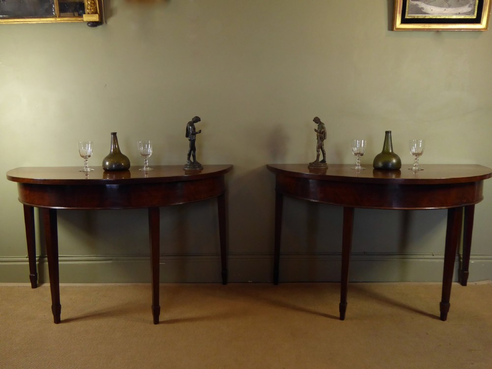 PAIR OF GEORGE III TABLES View IV