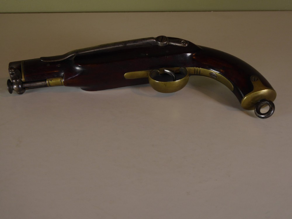 A MID 19TH C PERCUSSION PISTOL View V