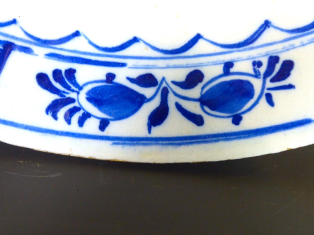 AN 18TH C DELFT CHARGER  View V