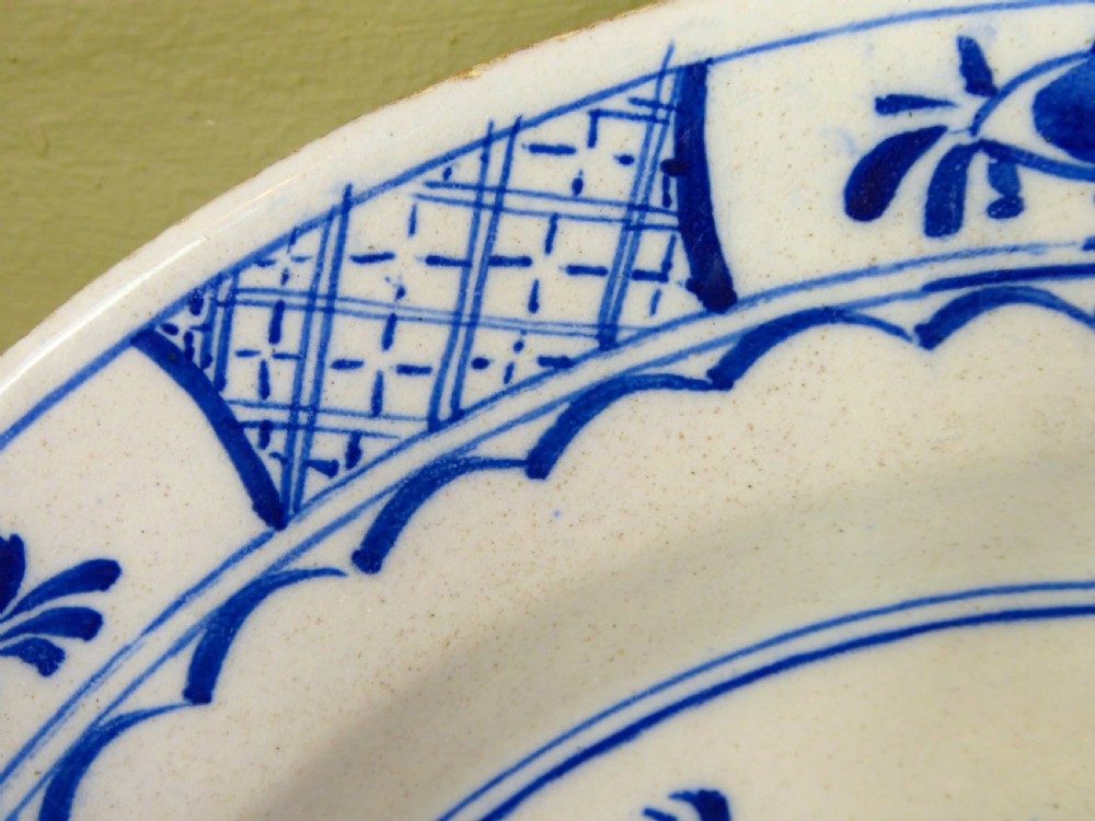 AN 18TH C DELFT CHARGER  View VI