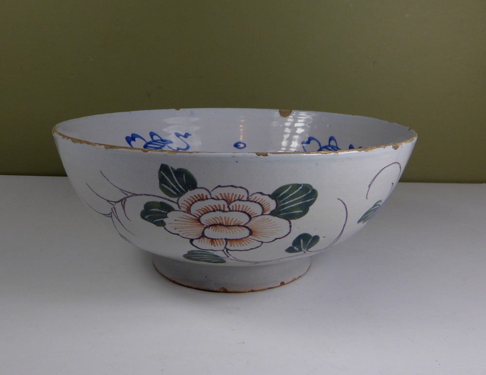 18th C Delft Centre Bowl