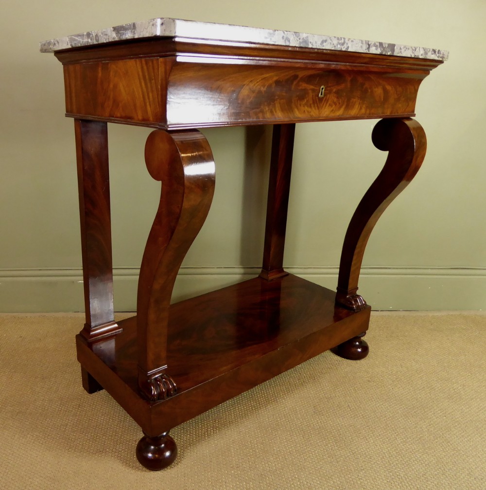 EARLY 19TH C CONSOLE TABLE
