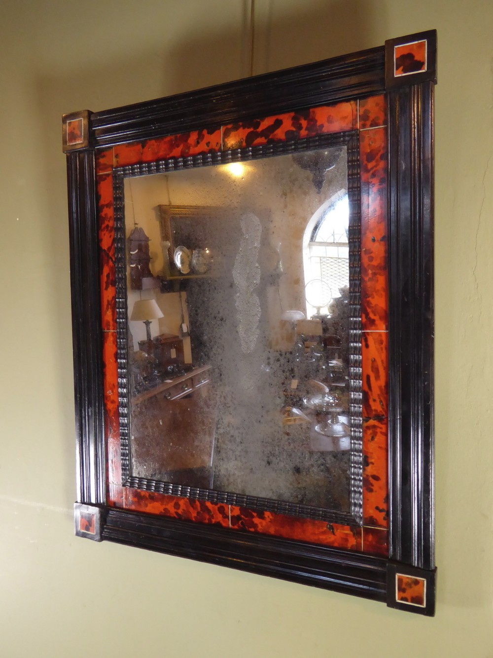EARLY 19TH C WALL MIRROR