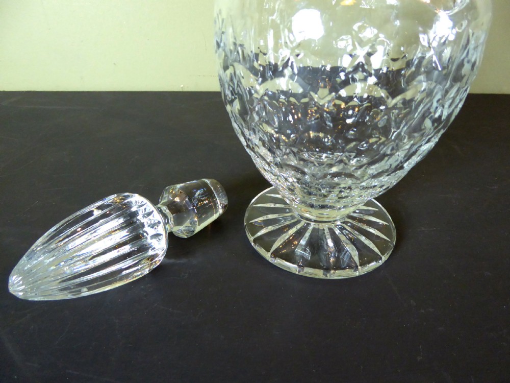 19TH C CUT GLASS CRYSTAL CARAFE View IV