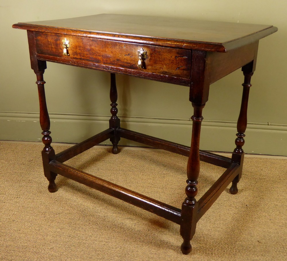 GEORGE I OAK SIDE TABLE