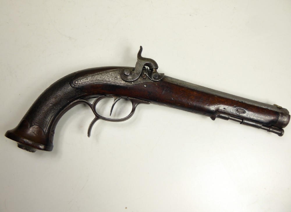 19TH C PERCUSSION PISTOL